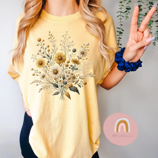 Boho Wildflowers Shirt of the Month